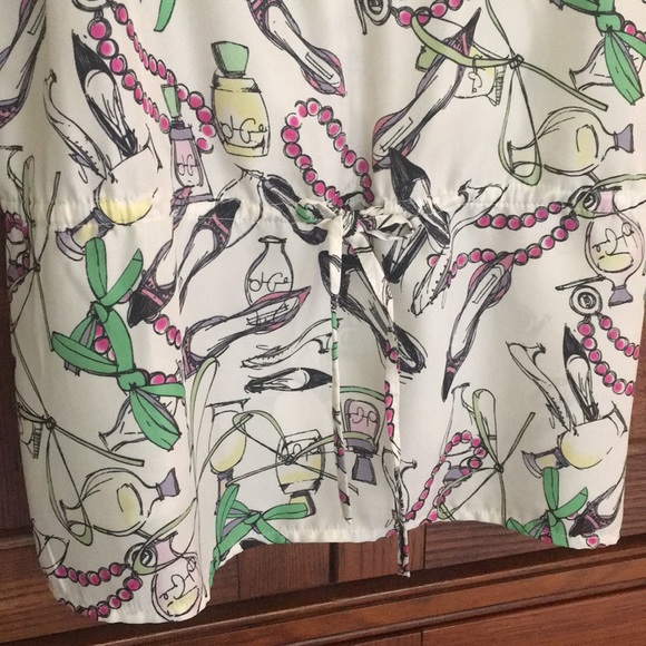 ❤️Ultra fem print ruffles pearls shoes cami tank - Picture 3 of 16